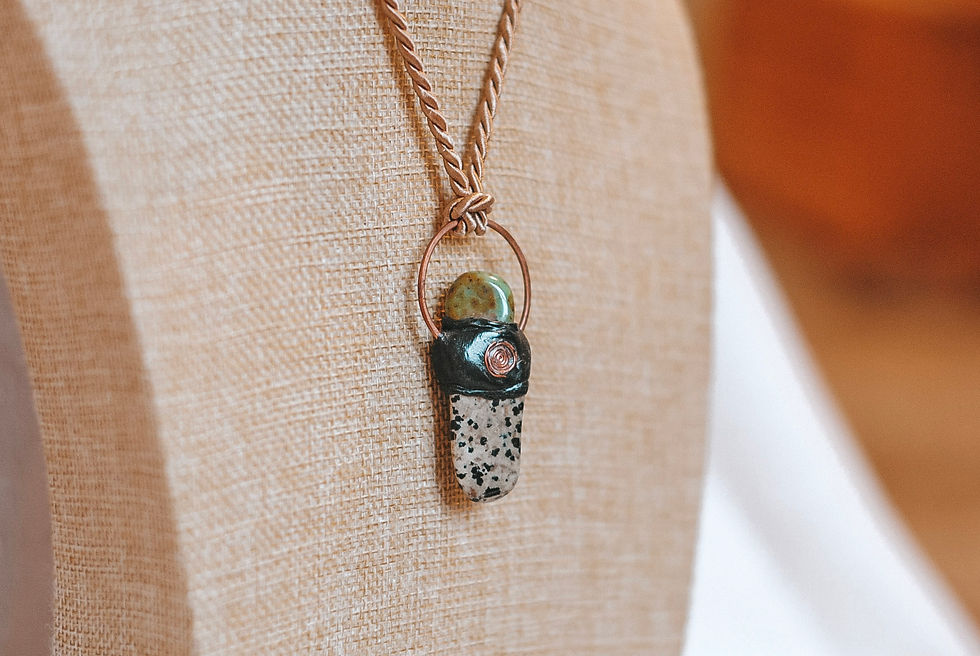 Thumbnail: Peruvian Opal & Dalmatian Jasper