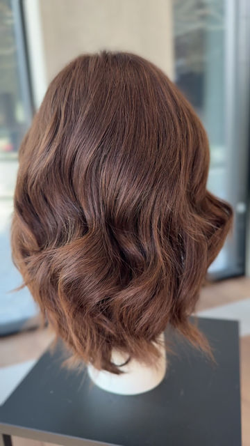 Thumbnail: Julia | Wig | Brown | 25/30 cm | Silk Top | Virgin European Hair