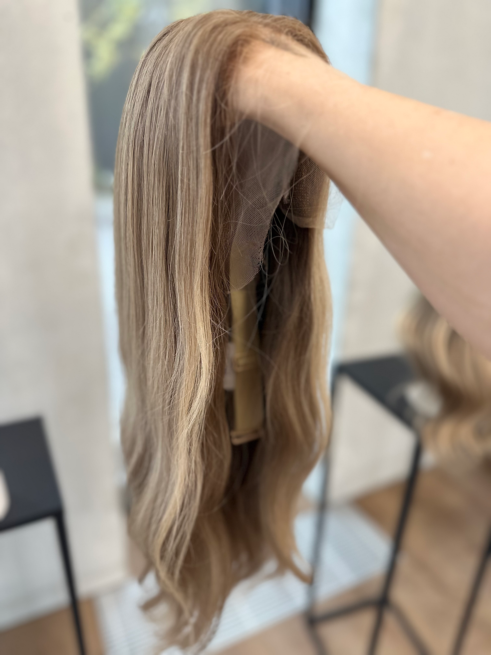 Miniaturbild: Perücke | Sombre blond | 60 cm |  HD Lace | feines Haa