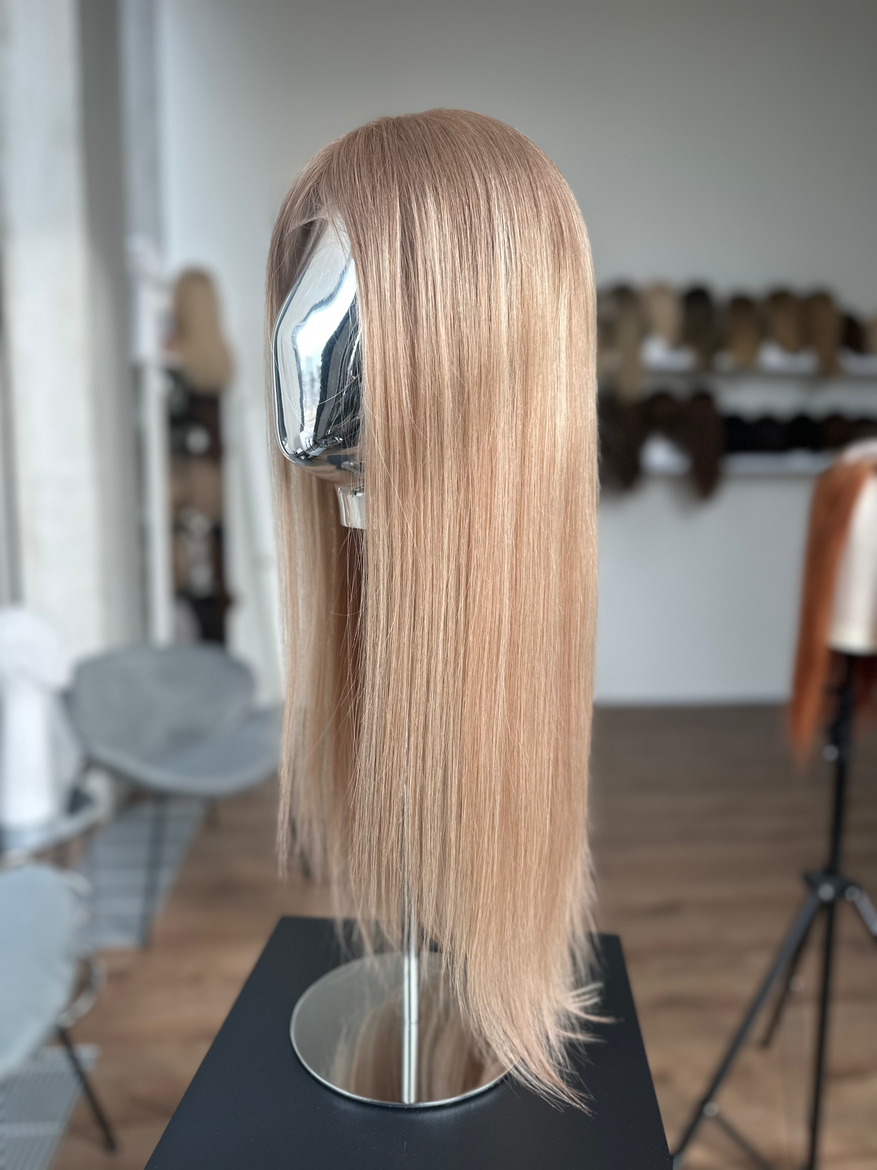 Perruque | Anette | Blond Vénitien | 55 cm | Cheveux européens Euro Lux