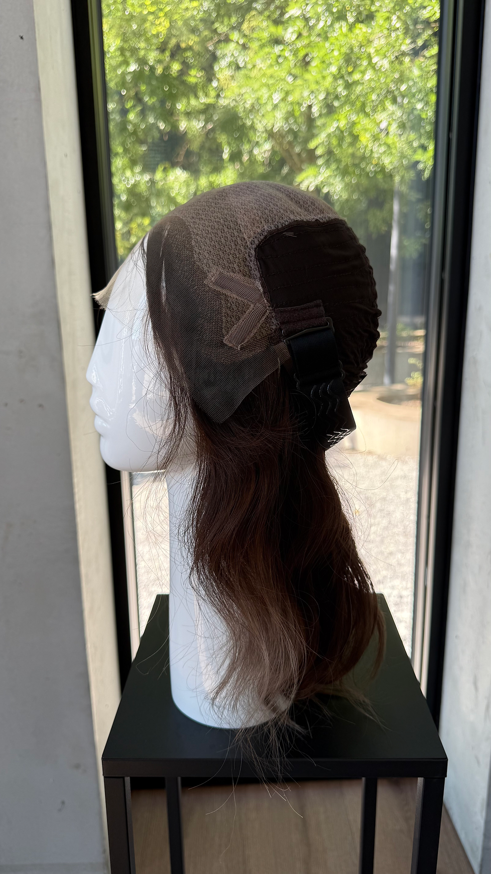 Thumbnail: Wig | New York | Dark Ashy Brown | 35 cm | HD Lace | Virgin Brazilian Hair