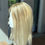Thumbnail: Haarteil | Medium Basis | Blond Strähnchen&Ansatz | 40 cm | Silk Top | EU Haare