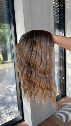 Haarteil 150% Dichte Mit Schläfen Und Fransen – 45 Cm, Hellbraun