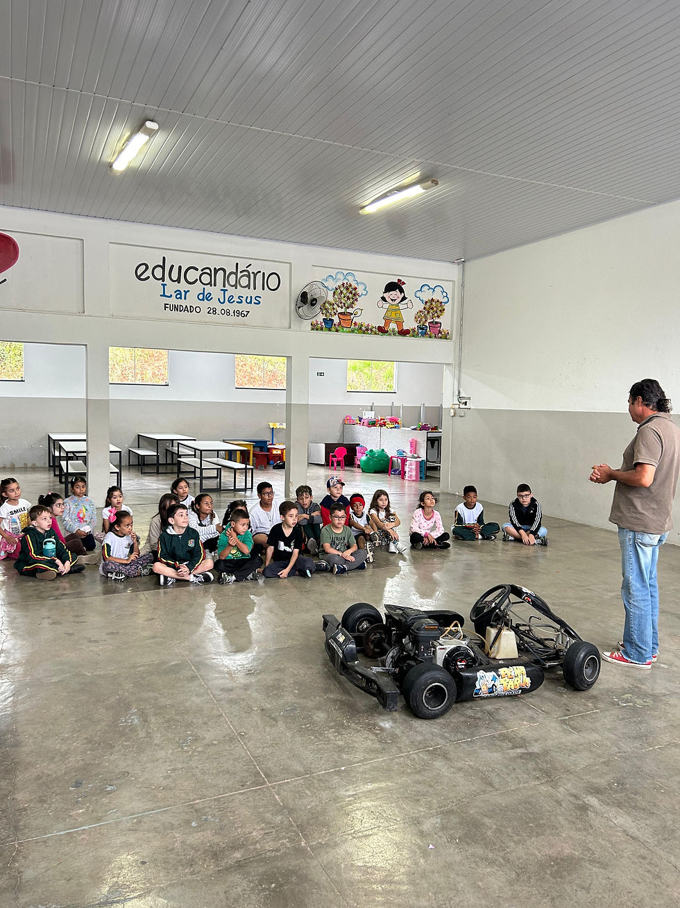 OFICINA DE KART NO EDUCANDÁRIO - Parte da Tarde