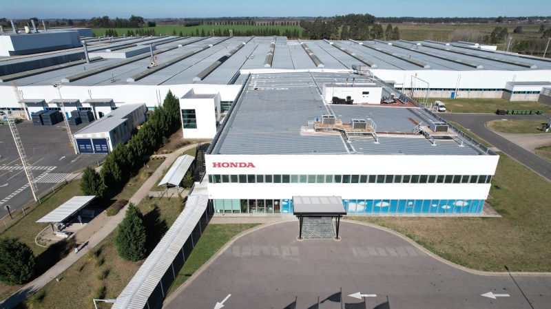 El complejo industrial de Honda en Campana, donde la compañía produce motocicletas y cuatriciclos y concentra parte de su operación industrial en el país.