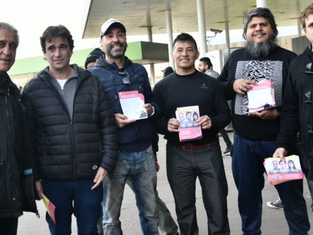 Gabriel Solano y Néstor Pitrola visitaron Campana