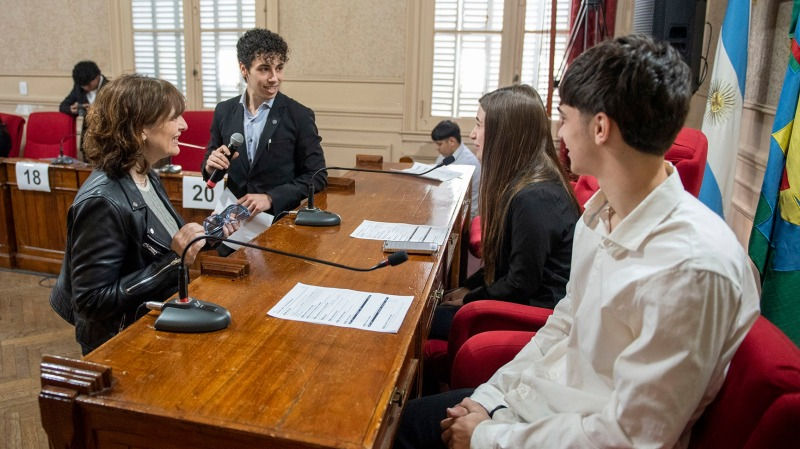 Alumnos de la Técnica Roberto Rocca participaron de una nueva edición de “Concejales por un día”