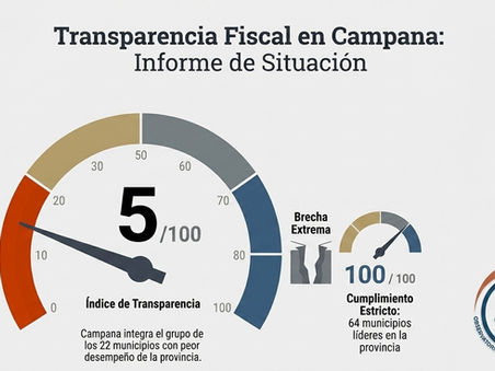Transparencia fiscal: Campana quedó otra vez entre los peores municipios de la provincia