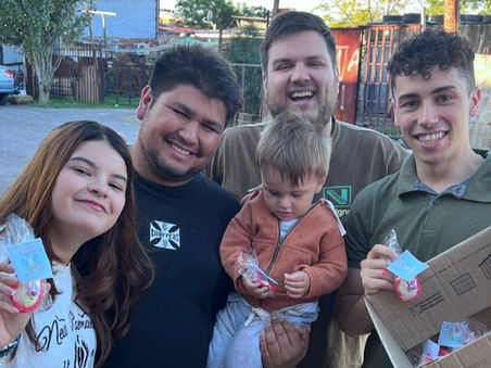 La Juventud Radical llevó adelante una actividad solidaria en el barrio Dignidad