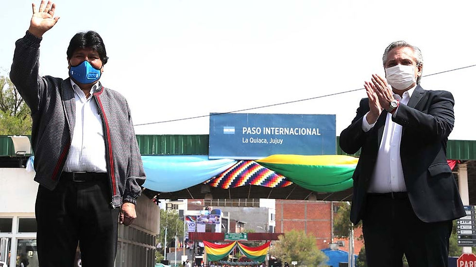 El pueblo y Evo caminan juntos por Bolivia (Por Gustavo Parravicini)