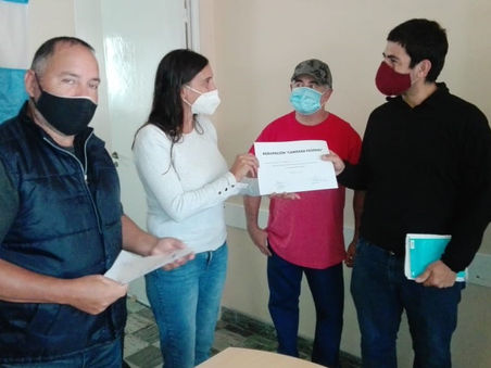 Elisa Abella acompañó el cierre de los cursos brindados por la agrupación “Campana Federal”