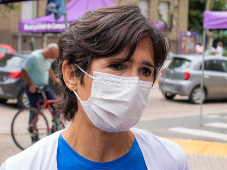 Cecilia Acciardi volvió a reclamar a Provincia que termine de vacunar al personal de salud