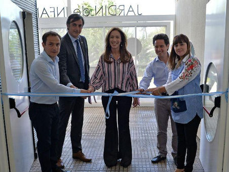La gobernadora Vidal, acompañada por Abella y Sanchez Zinny, inauguró un jardín en Los Pioneros