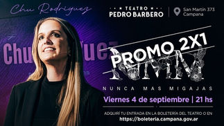 El Teatro Pedro Barbero presenta una variada cartelera para septiembre