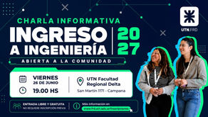 La UTN Delta presentará cambios en su sistema de ingreso para las carreras de grado