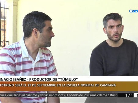 "Túmulo: El documental" - Entrevista en Cabletel, con Victoria Colombo