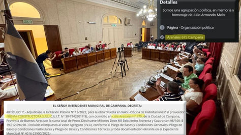 “Prisma no puede seguir siendo proveedor del Municipio mientras tenga sospechosos vínculos con la agrupación Melo y la familia Abella”