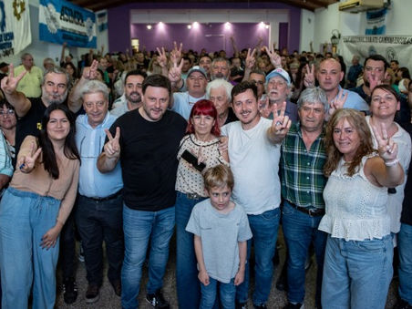 Leandro Santoro visitó Campana para un nuevo "Encuentro por la Patria"