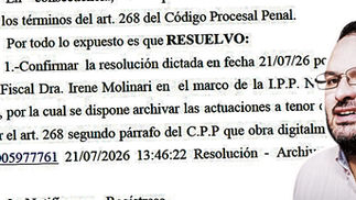 Confirman el archivo de la causa contra Martín Seguín