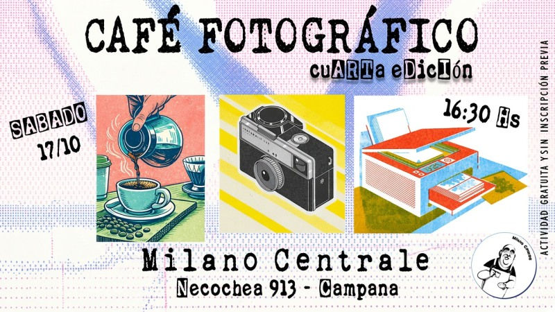 Se realizará el 4° Café Fotográfico de Espacio Campana Analógica
