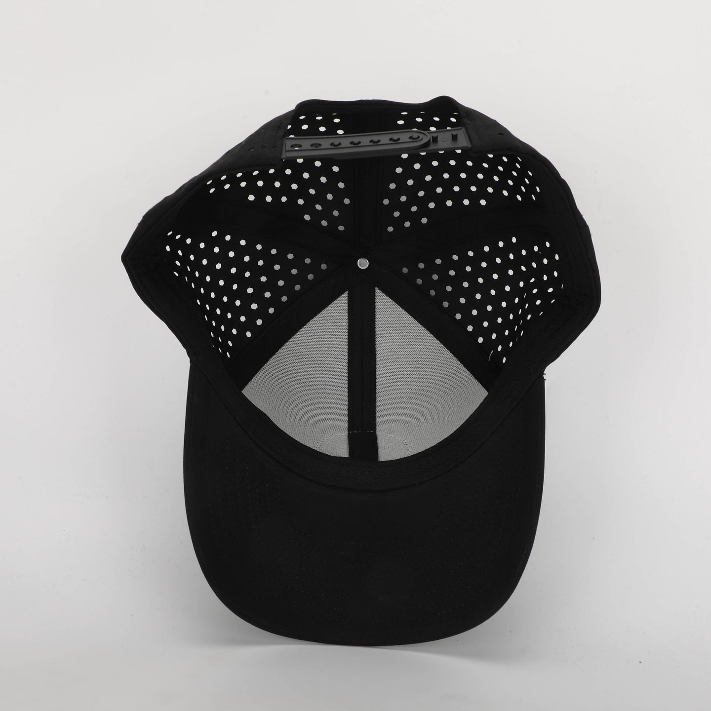 Deaths Adversary Hat — 6-panel, ventilated, water-resistant outdoor hat with leather Blacksand tactical logo.