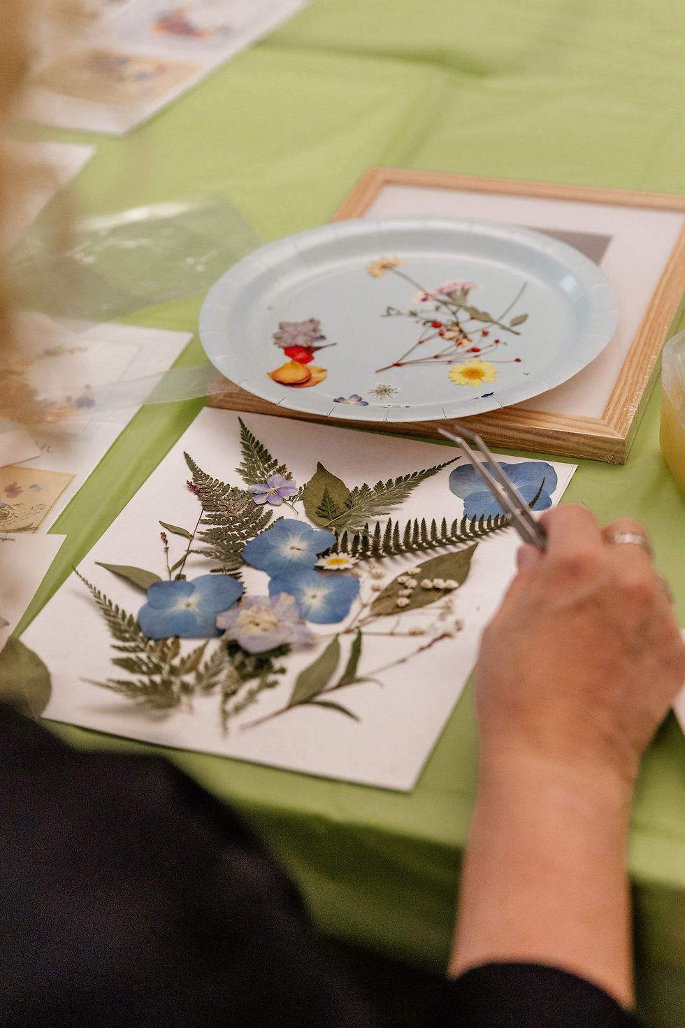Making a Pressed Flower Frame