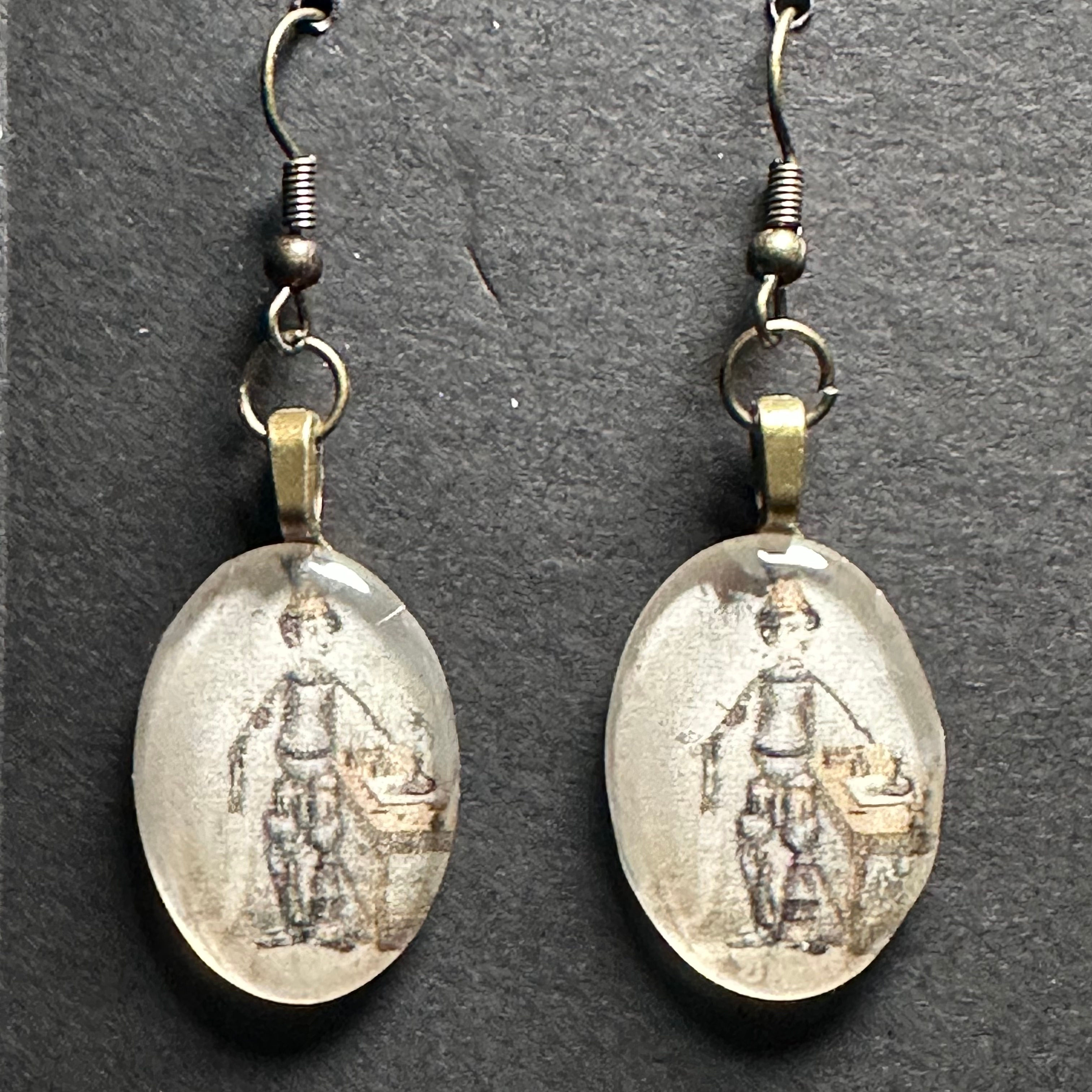 The Scientist Oval Earrings