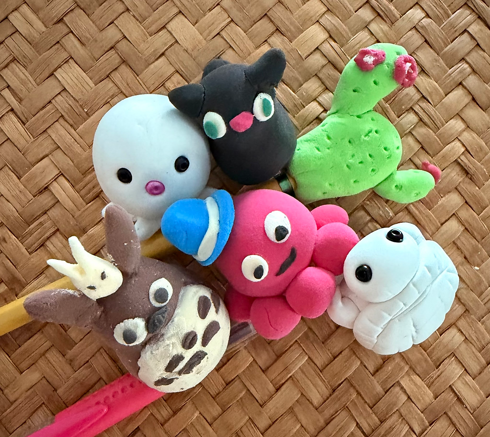 Youth Art Club - Fun pencil toppers