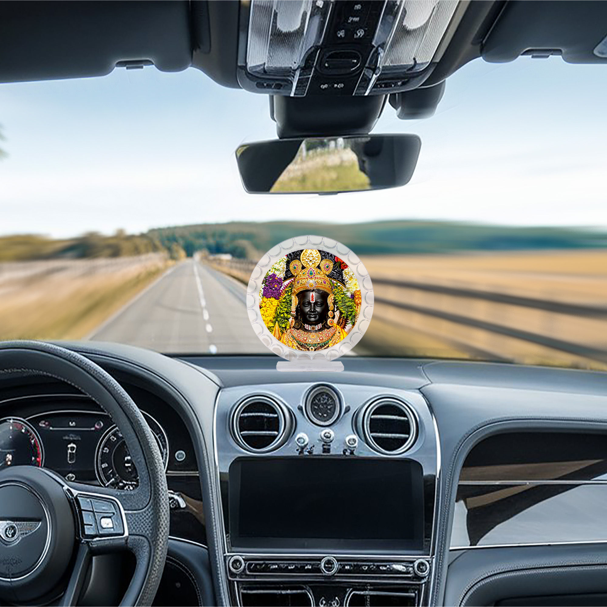 🚩Ram Lala round Car Combo Set