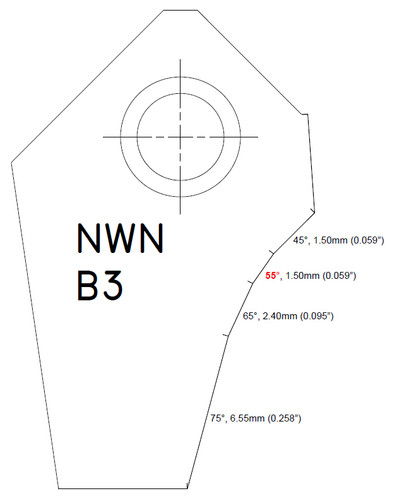 Wb3 Color Code WB3-NWN60045 | NEWENdirect