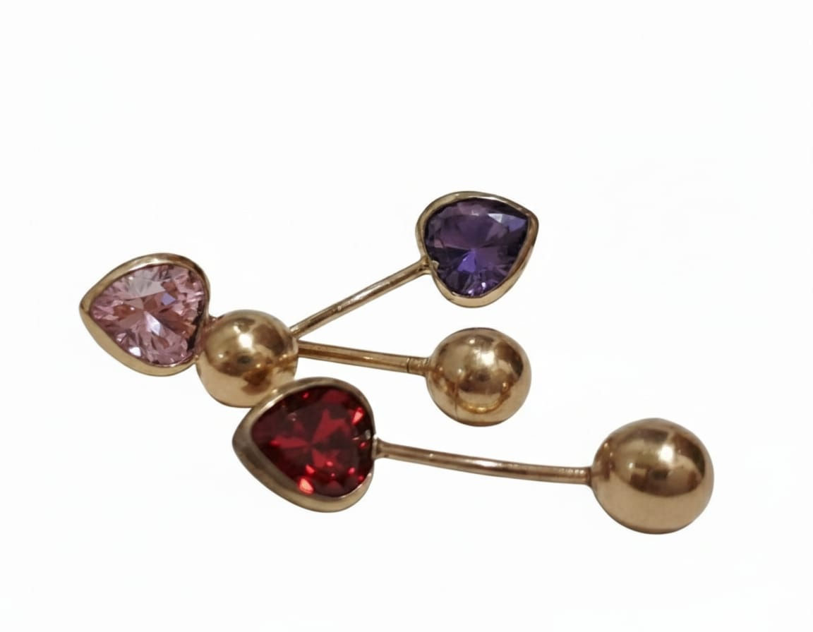 Pircing de Ombligo Oro 9 Kilates