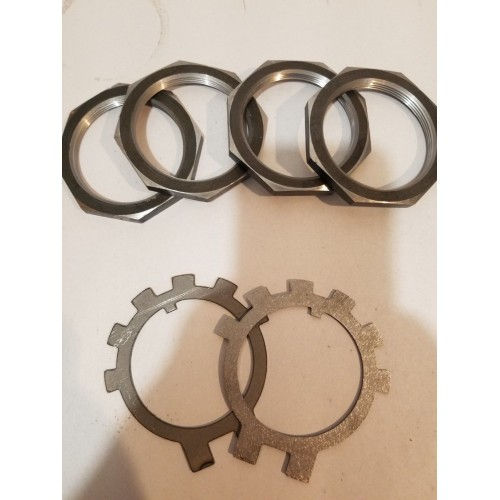 2.5 TON SPINDLE NUT/LOCK TAB (ONE AXLE) (2 HUB) KIT Above All Chassis