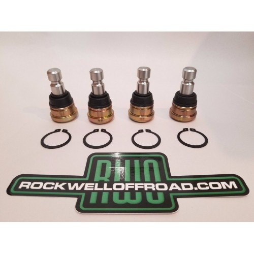 4 DIRT MAFIA ATV 4130 CHROMOLY BALL JOINTS FOR POLARIS RZR 800 900 ALL