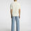 Thumbnail: SELECTED m.polo majica Slhcran ss knit structure Egret        68095