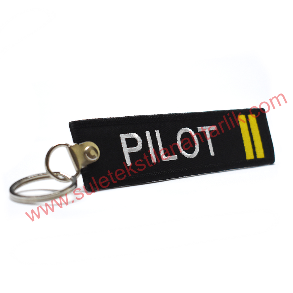 nakış anahtarlık pilot