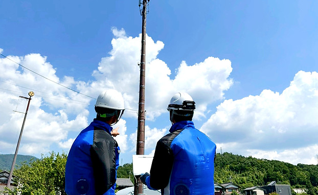 電柱作業