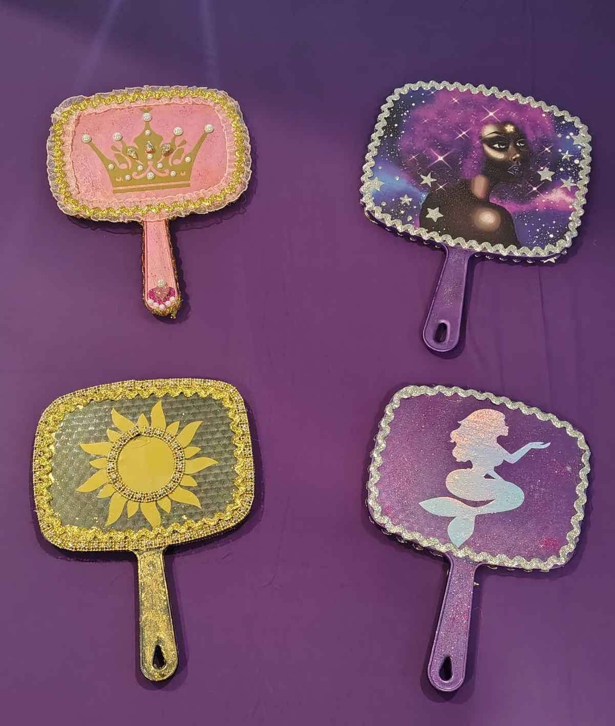 Large Embellished Mirrors 