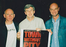 Actors Gary Lewis and tam Dean Burn with