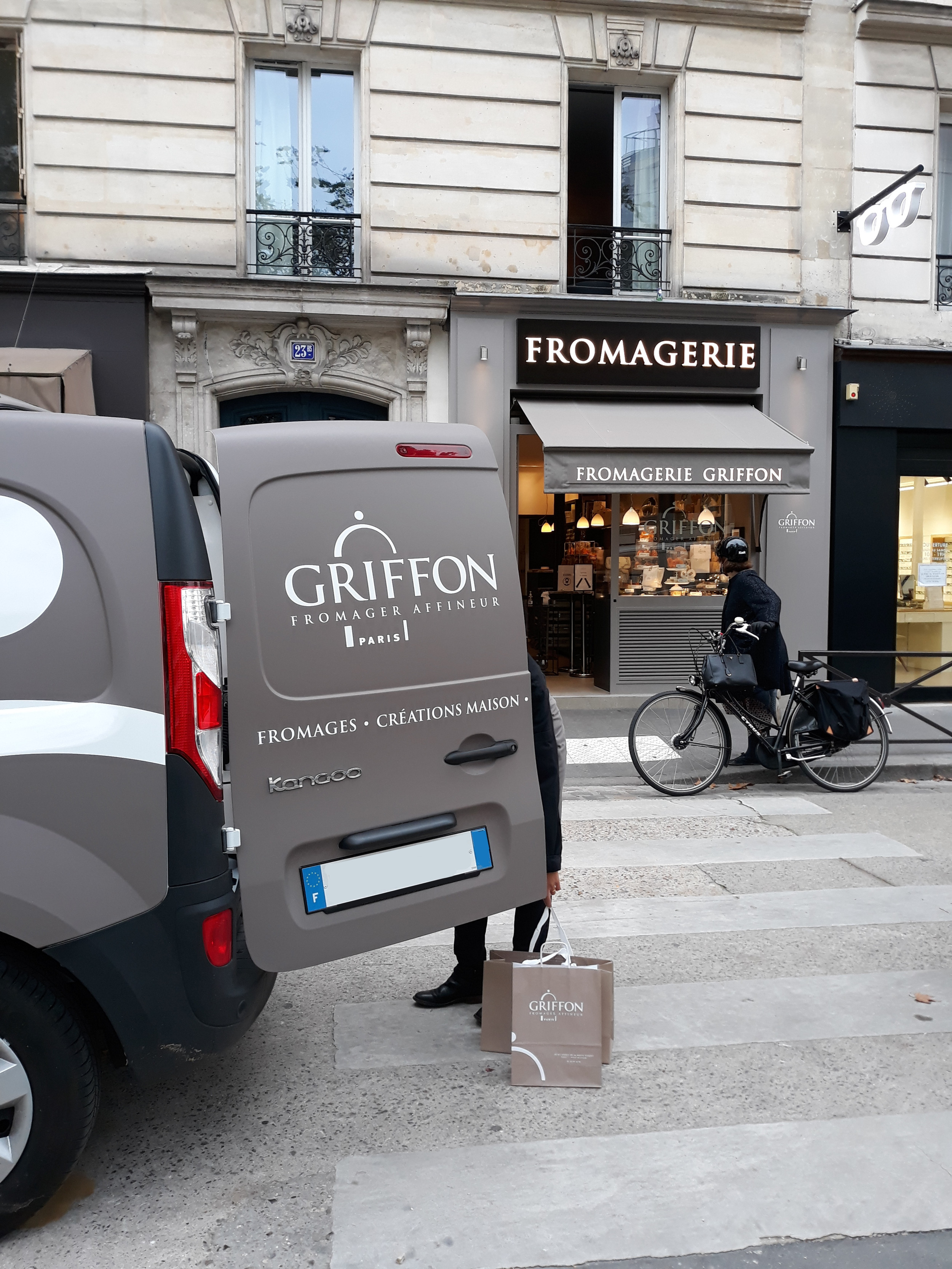 Commander Fromagerie GRIFFON Paris