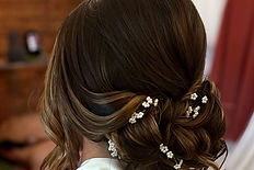 Wedding hair and makeup services for bridal party