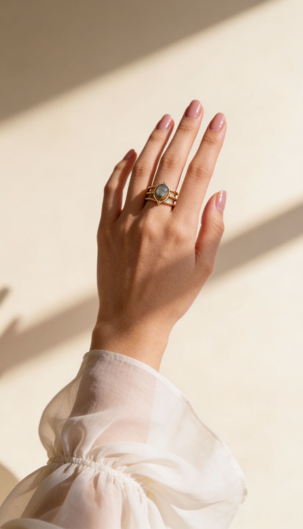 Miniature : Bague Labradorite 