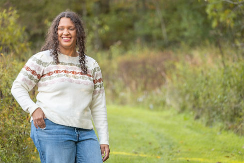 Portrait taken during individual portrait session at Blue Spruce Park in indiana, PA