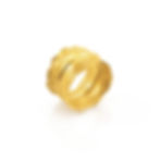 Thumbnail: Ring bended detailed feather gold