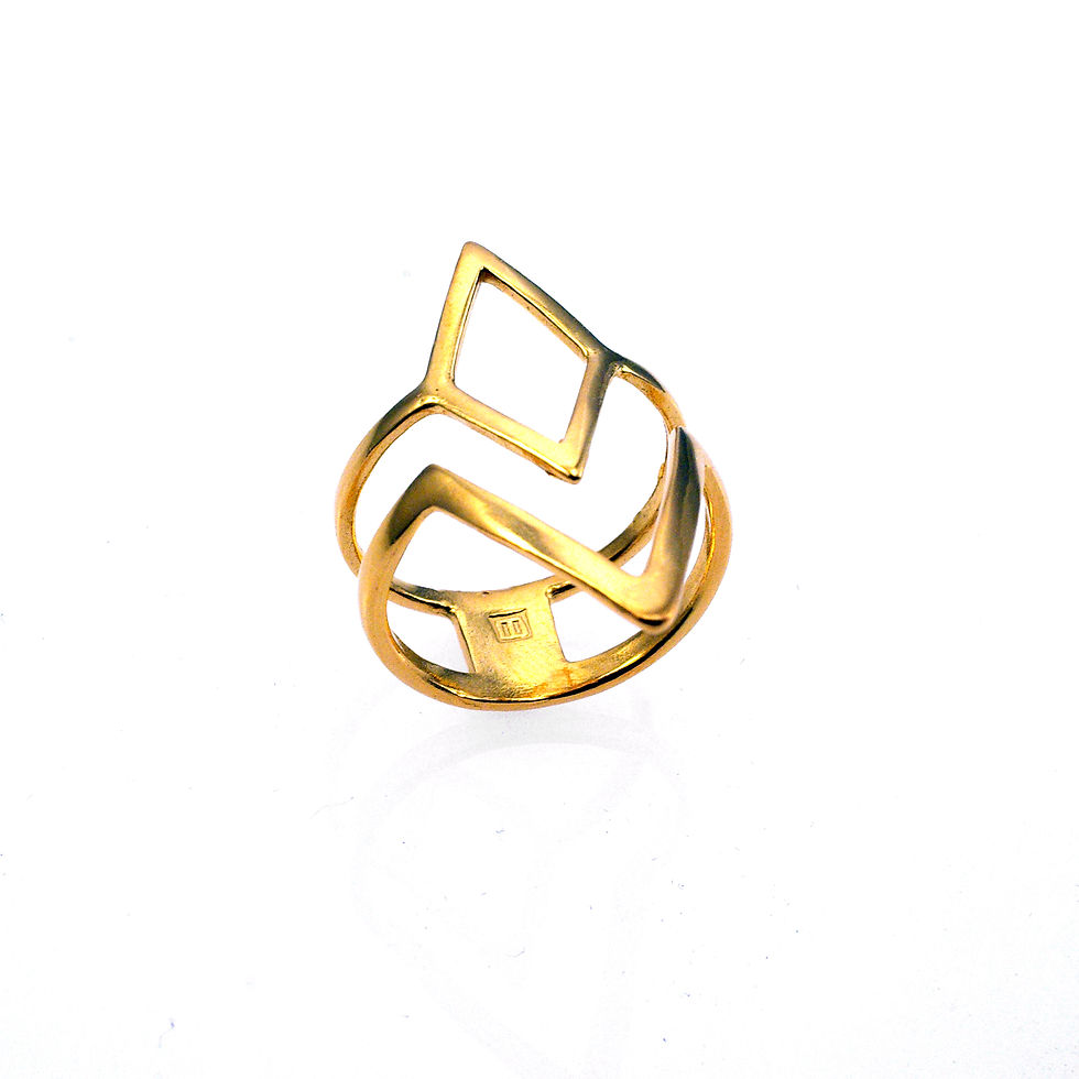 Thumbnail: Ring V-shape Diamond-shape