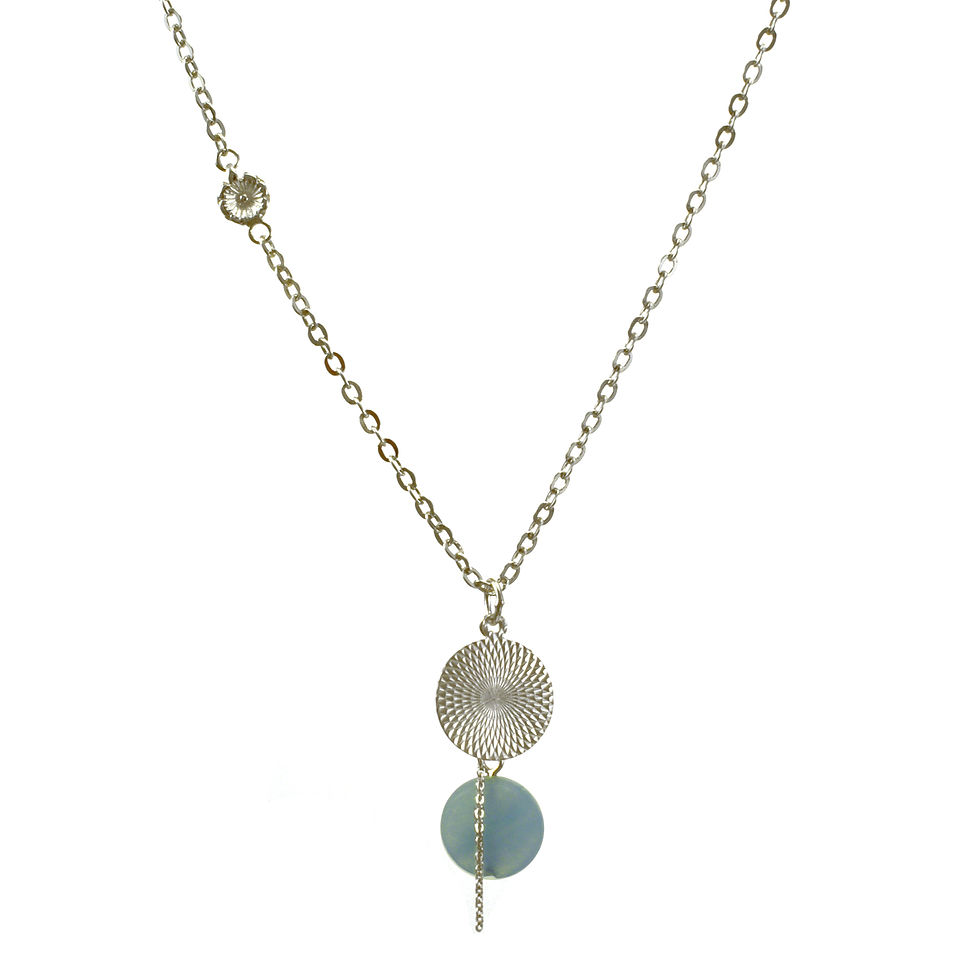 Thumbnail: Necklace Disc & Amazonite