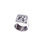 Thumbnail: Signet ring skull gun silver