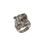 Thumbnail: Statement ring lion head silver gold