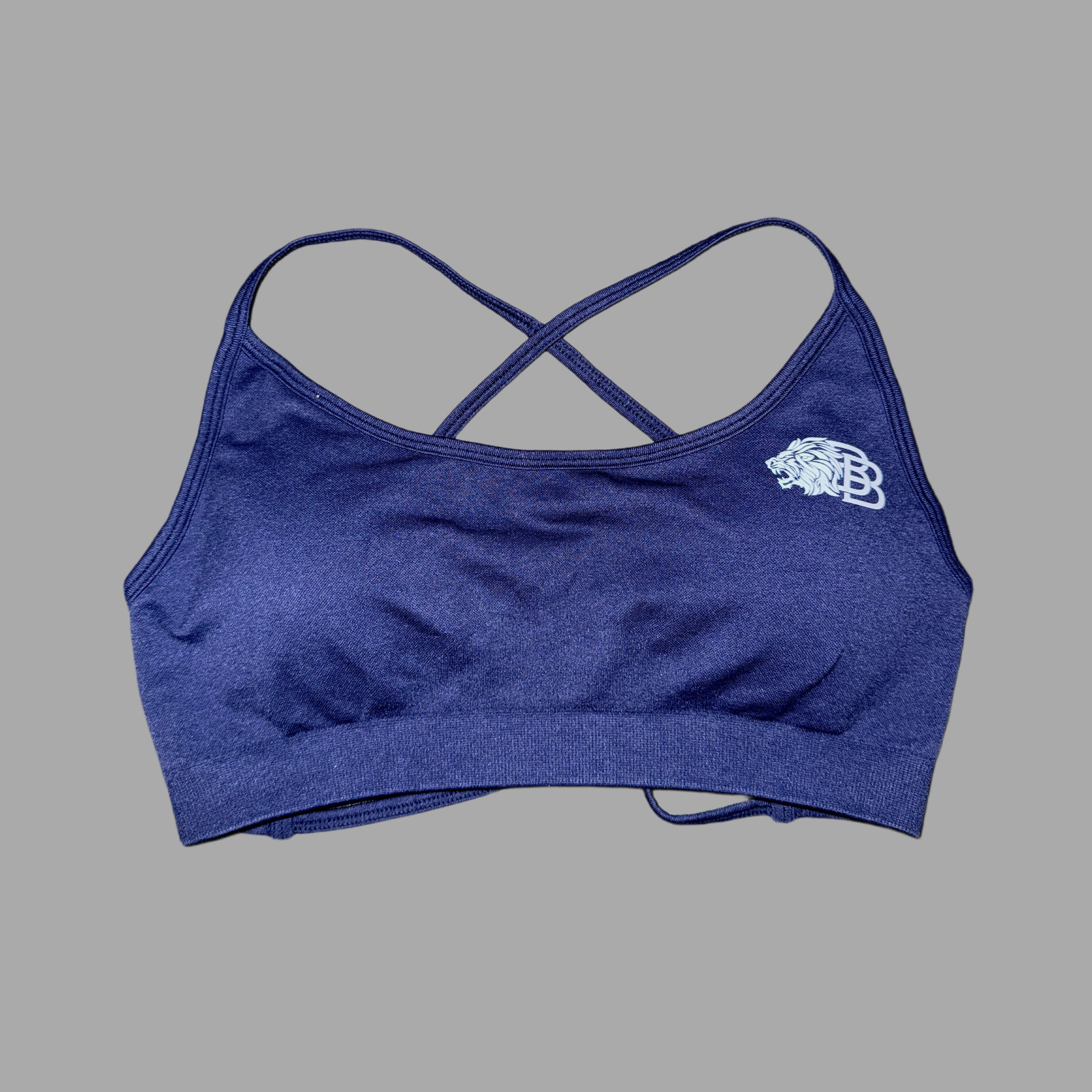 Cross Strap Sports Bra (blue)