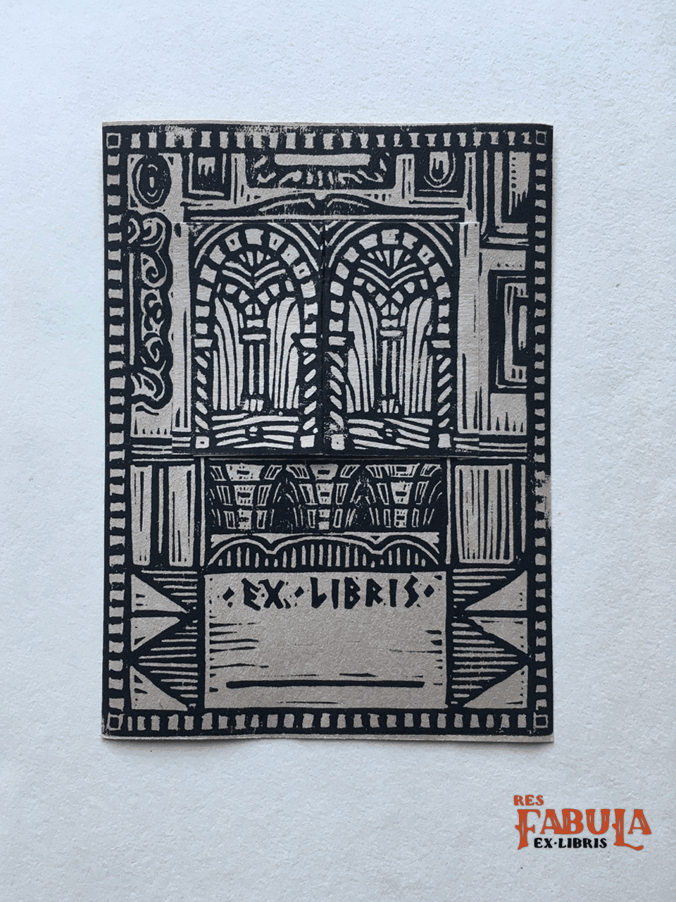 Doktor Faustus Bookplate Card Res Fabula