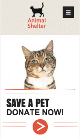 Religion & nonprofit hjemmesideskabeloner – Dyreinternat